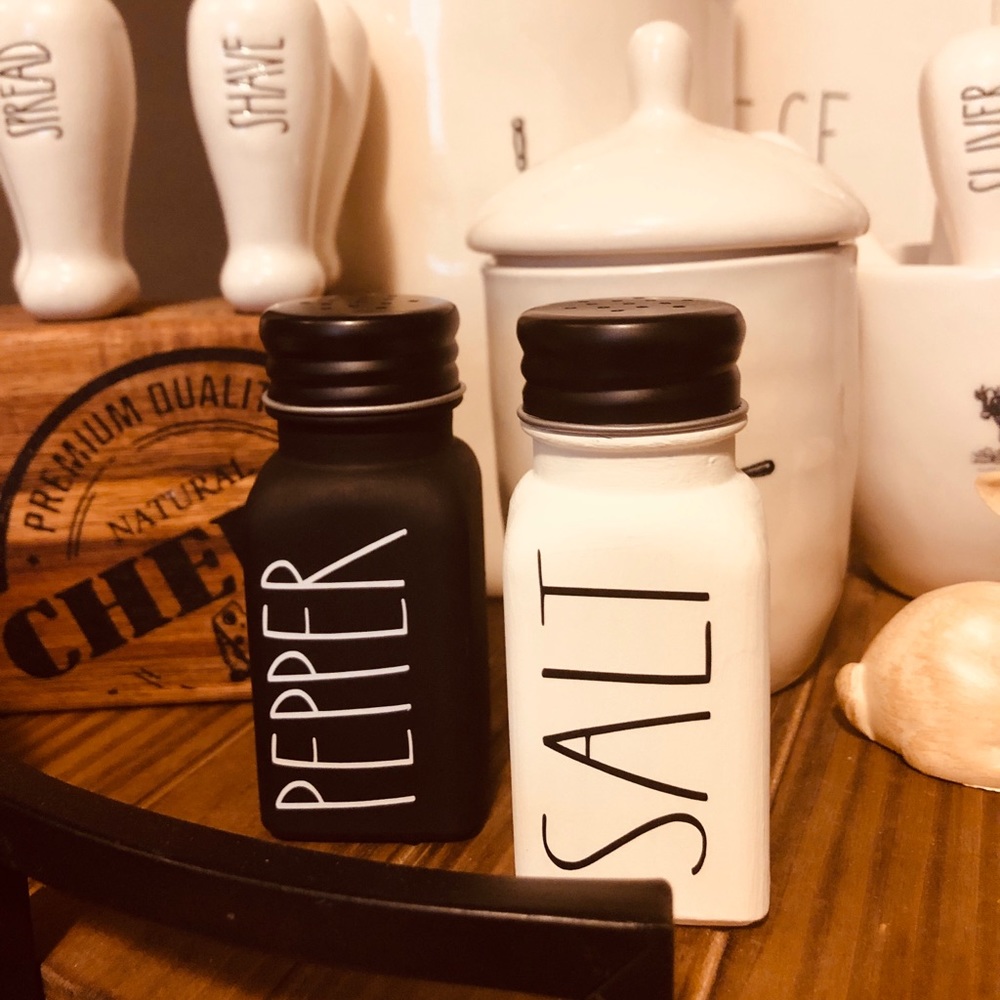 Rae Dunn Inspired Salt & Pepper Shakers